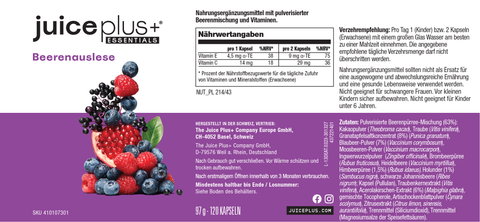 Fruit, Vegetable, Berry & Omega+ Blend Capsules